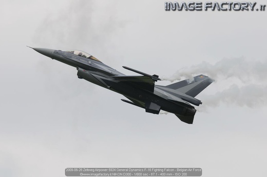 2009-06-26 Zeltweg Airpower 5924 General Dynamics F-16 Fighting Falcon - Belgian Air Force